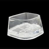 HPR 46 sarokvédő cipőre, méret: 26 x 20 mm - CLEAR (Szntelen)